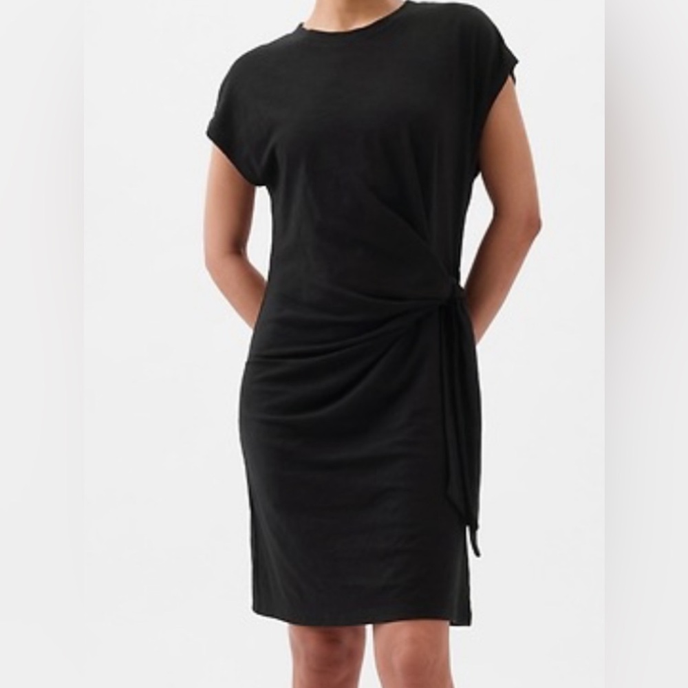 NWT GAP Tie-Knot Mini T-Shirt Dress Size Large
